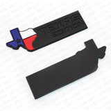 3D Black TEXAS Edition Logo Sport Emblem Badge Stickers For GM Decoration TEAS