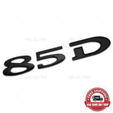 Tesla Rear Liftgate Lid Model 85D Nameplate Logo Badge Emblem Sport Matte Black