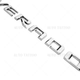 19-21 OEM Chrome Silverado 1500 Tailgate Letter Logo Emblem Badge Z71 LT LTZ