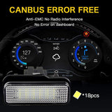 2x No Error LED License Plate Lights For Mercedes-Benz W203 W211 W219 R171 CLS