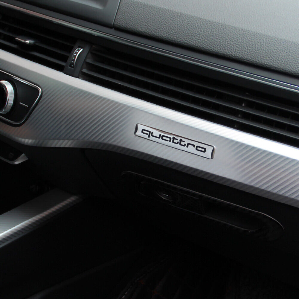 Universal Fashion Aluminum Alloy Quattro Car Decal Sticker for Auto Decoration