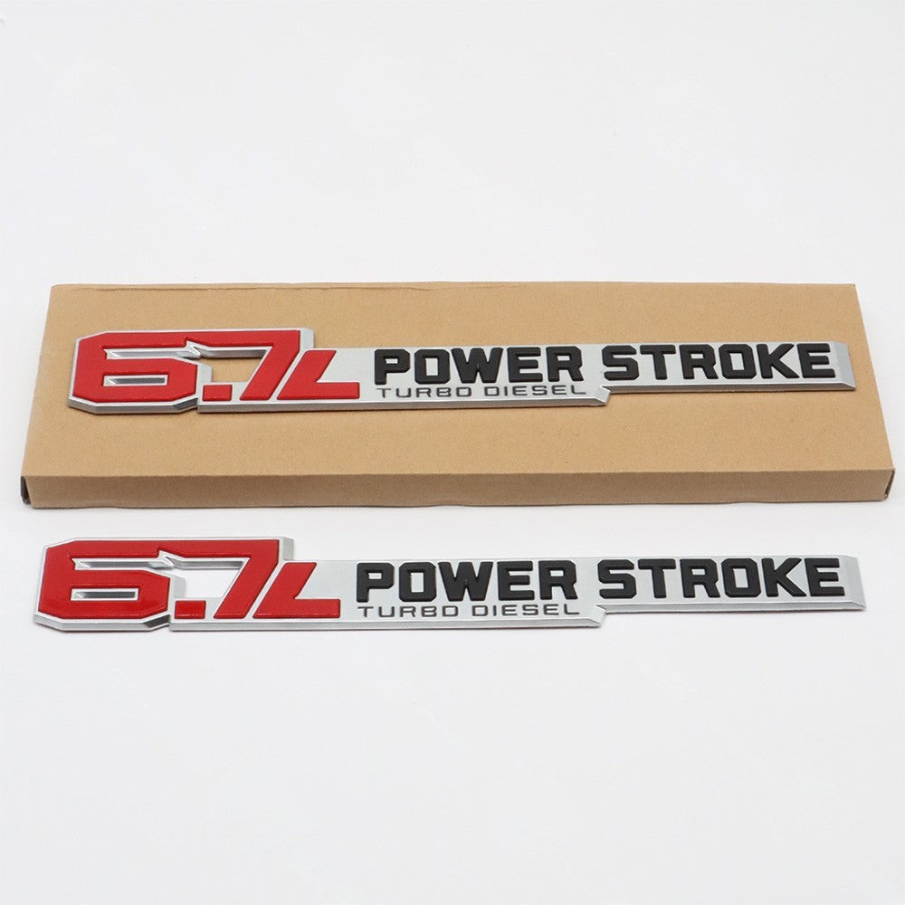 DOOR EMBLEM 6.7L POWER STROKE TURBO DIESEL FOR SUPER-DUTY 250 350 450
