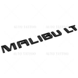 Chevy Malibu LT Trunk Door Letter Emblem Logo Badge Nameplate Gloss Black Sport