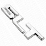 14-20 GMC SLT Tailgate Door Letter Nameplate Emblem Logo Badge OEM Chrome