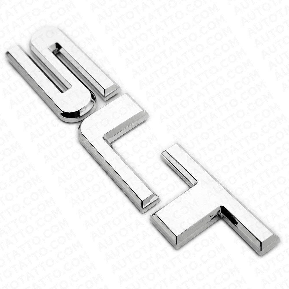 14-20 GMC SLT Tailgate Door Letter Nameplate Emblem Logo Badge OEM Chrome