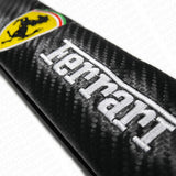 Ferrari Carbon Car Seat Belt Cover Safety Shoulder Strap Cushion Pad Harness
