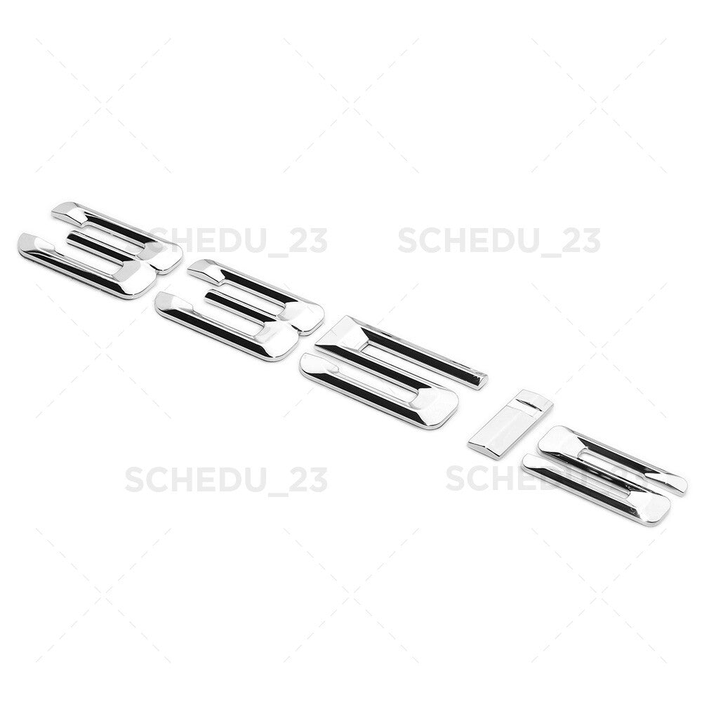 For BMW 335is Letter Emblem Replace Badge Car Trunk Lid M Series Performance