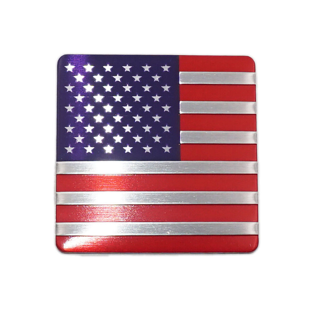 Universal Fashion Aluminum Alloy American Flag Metal USA Flag Car Decal Sticker