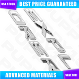 3D Silver Front Hood Emblem For Explorer 2011-2025 Letter Upper Nameplate Badges