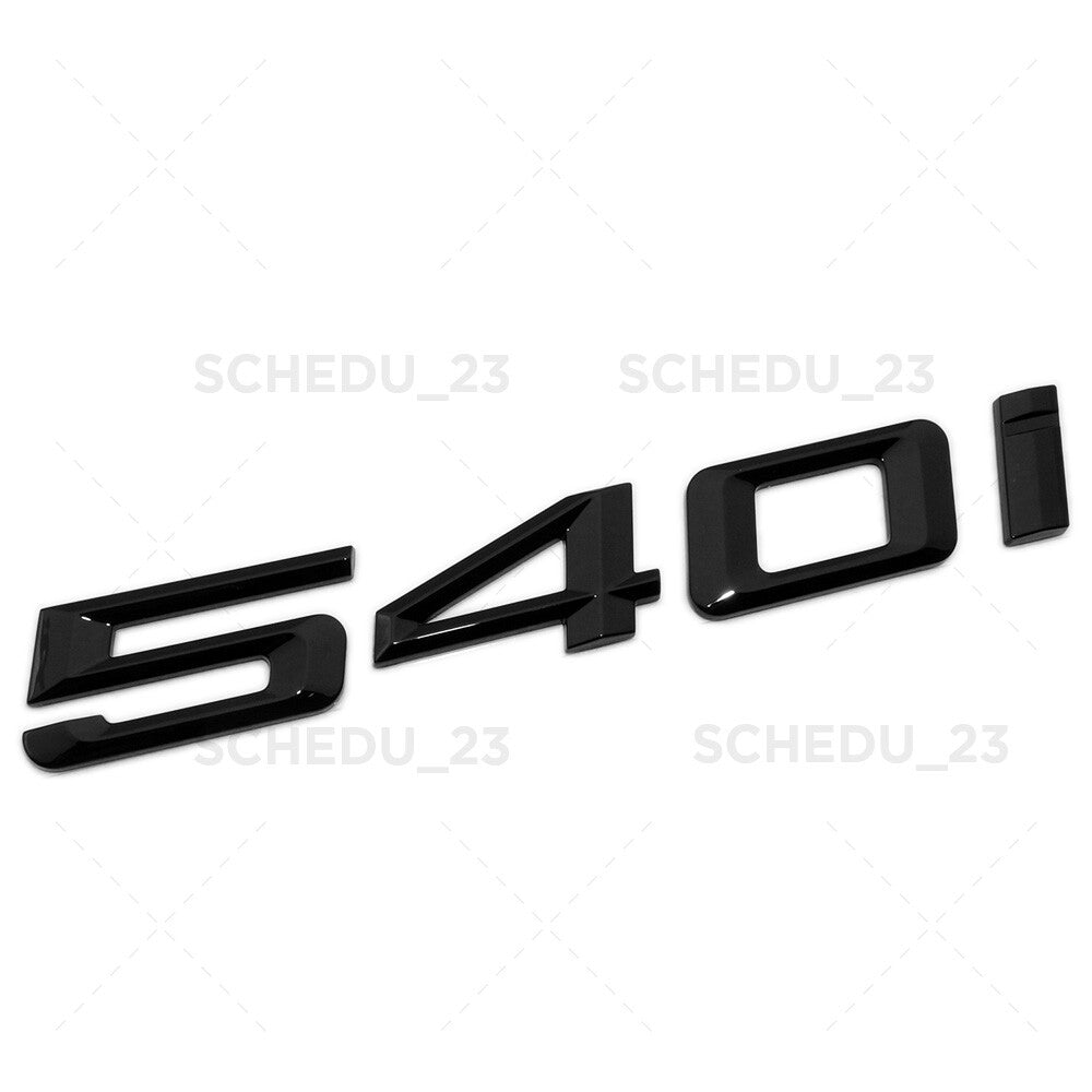 BMW 540i Car Trunk Emblem Badge Lid M Performance G30 G31 Sport Gloss Black