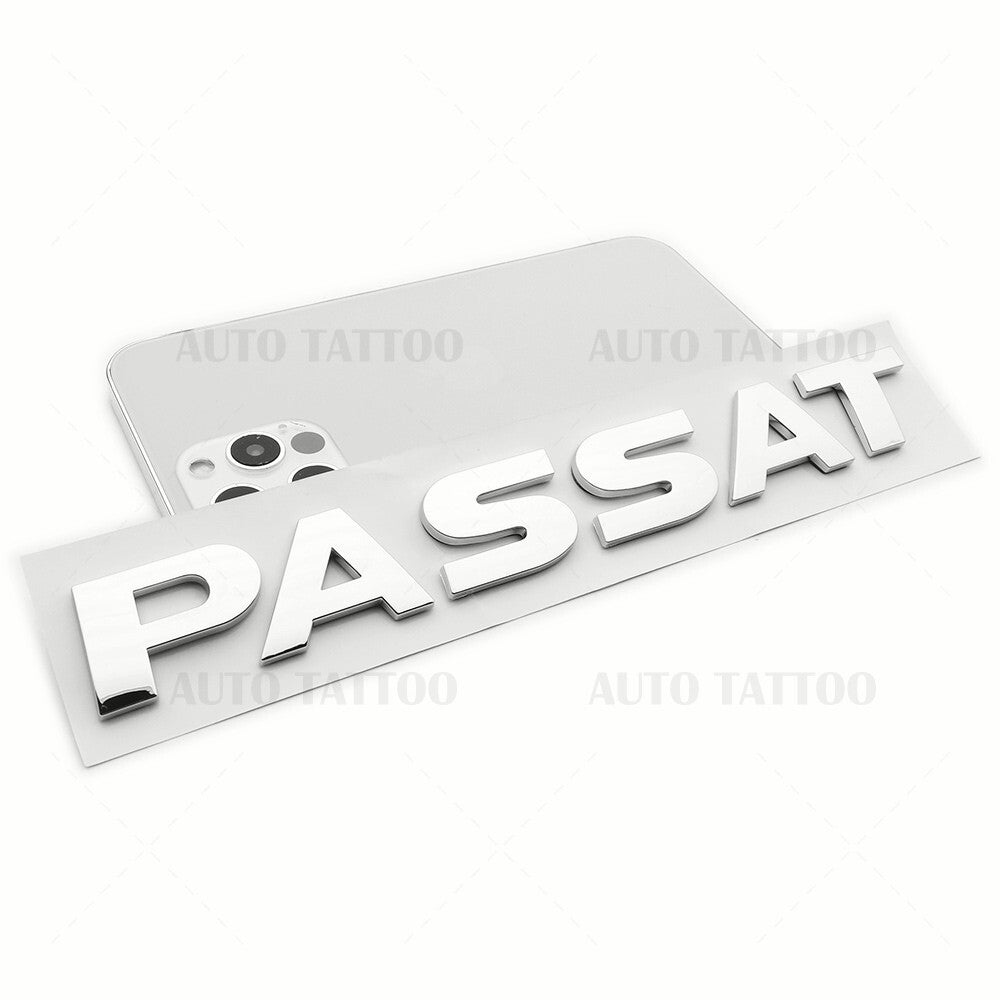 12-19 Volkswagen Passat Rear Truck Lid Nmaeplate Badge Emblem Chrome