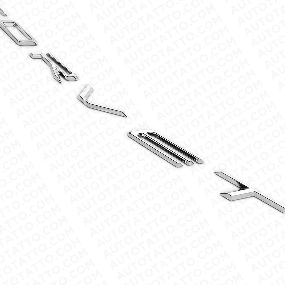 20-25 Chevrolet C8 Rear Bumper Corvette Letter Badge Nameplate Emblem Chrome