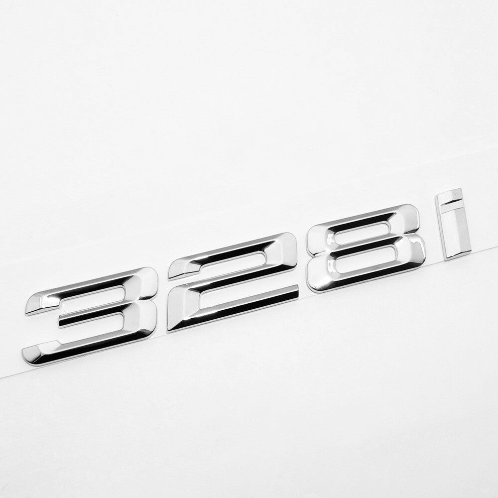 07-11 BMW 328i Rear Car Trunk Lid Emblem Nameplate Badge M Performance Chrome