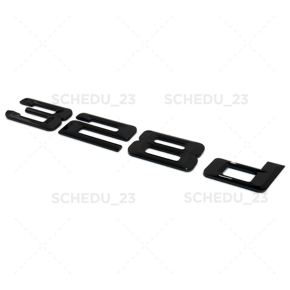 14-18 Gloss Black 328d Rear Trunk Lid Nameplate Letter Emblem M Performance F30
