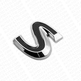 For Infiniti S Side Fender Left or Right Badge Emblem Nameplate Chrome Black