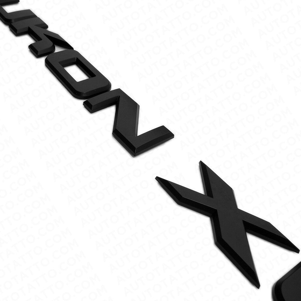 2x GMC YUKON XL Liftgate / Door Letter Nameplate Emblem SUV HD Badge Sport Black
