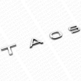 21-24 VW TAOS Rear Liftgate Hatch Lid Letter Nmaeplate Badge Emblem Chrome