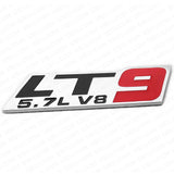 3D Fashion Metal LT9 5.7L V8 Emblem Car Decal Badge Sticker Auto Decoration