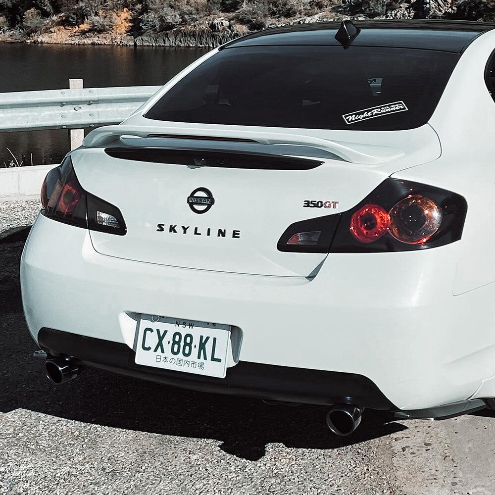 Nissan Infiniti Skyline JDM Trunk Lid Logo Letter Badge Emblem Nameplate Black