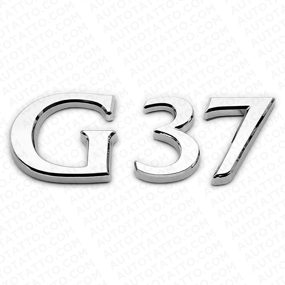 For Infiniti G37 Rear Trunk Logo Letter Badge Emblem Nameplate Sport Chrome