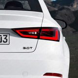 Audi Car Rear Trunk Deck Lid 3.0T Turbo Nameplate Emblem Badge Matte Black Sline