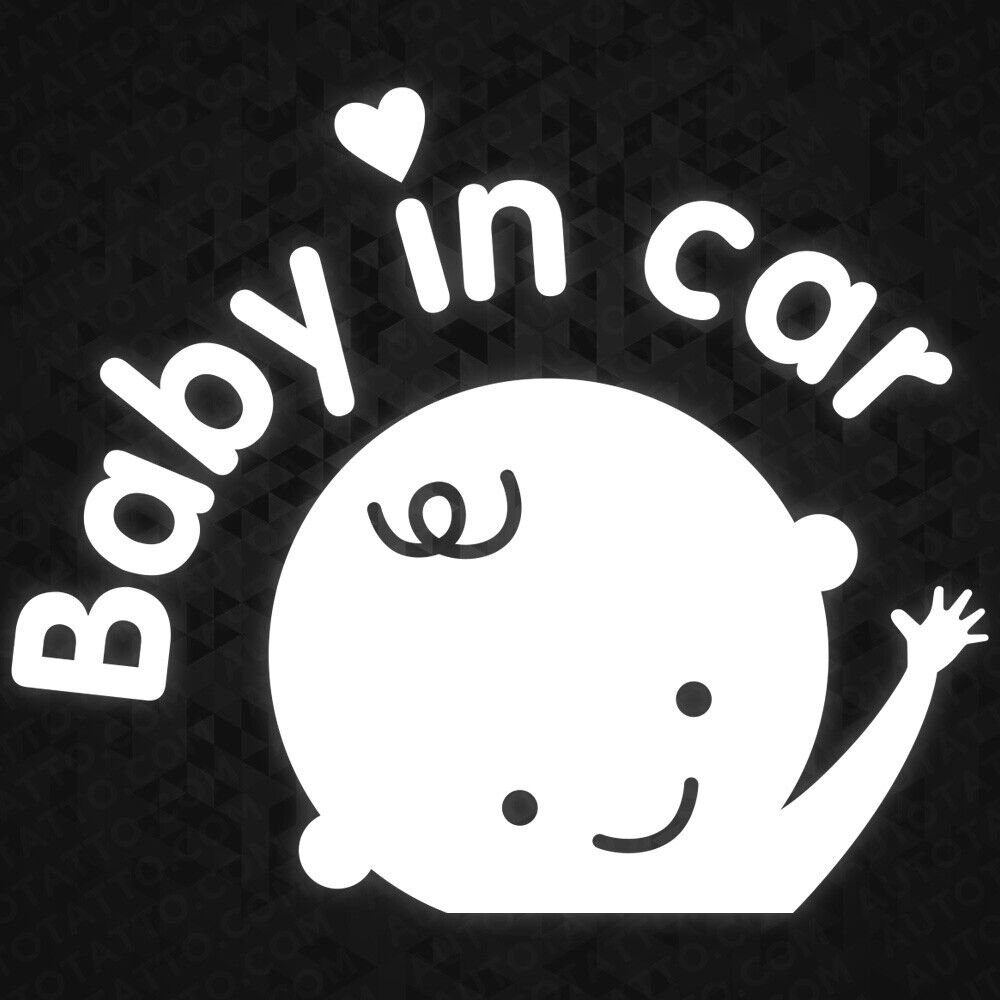 Baby On Board Sticker Decal Kid Baby In Car Rear Truck Liftgate Windows Decorate
