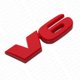 For Tacoma Pickup Truck V6 Red Tailgate Rear Body Nameplate Logo TRD Emblem