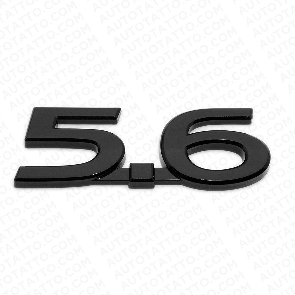 For Infiniti 5.6 Left or Right Fender Marker Badge Emblem Nameplate ABS Black