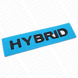 For Infiniti Hybrid Left or Right Side Fender Badge Emblem Nameplate Gloss Black