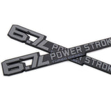 For 23-24-25 Super-Duty F-250 350 450 6.7L Power Stroke Diesel Door Emblem