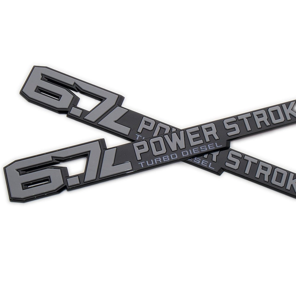 For 23-24-25 Super-Duty F-250 350 450 6.7L Power Stroke Diesel Door Emblem