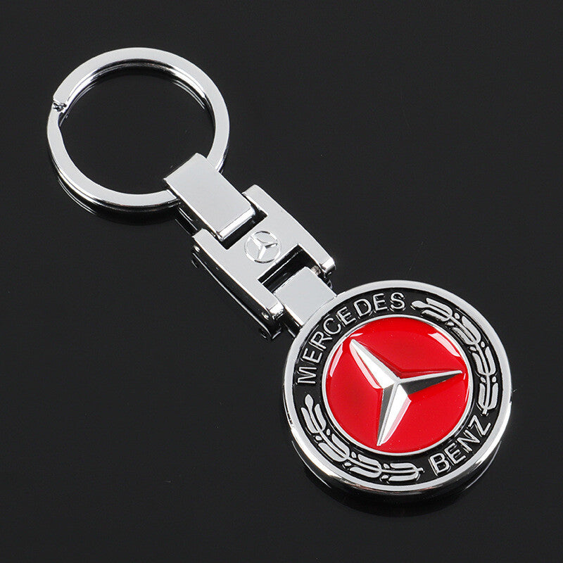 Mercedes-Benz AMG Edition Sport Car Home Key Fob Keychain Ring Nameplate Gift