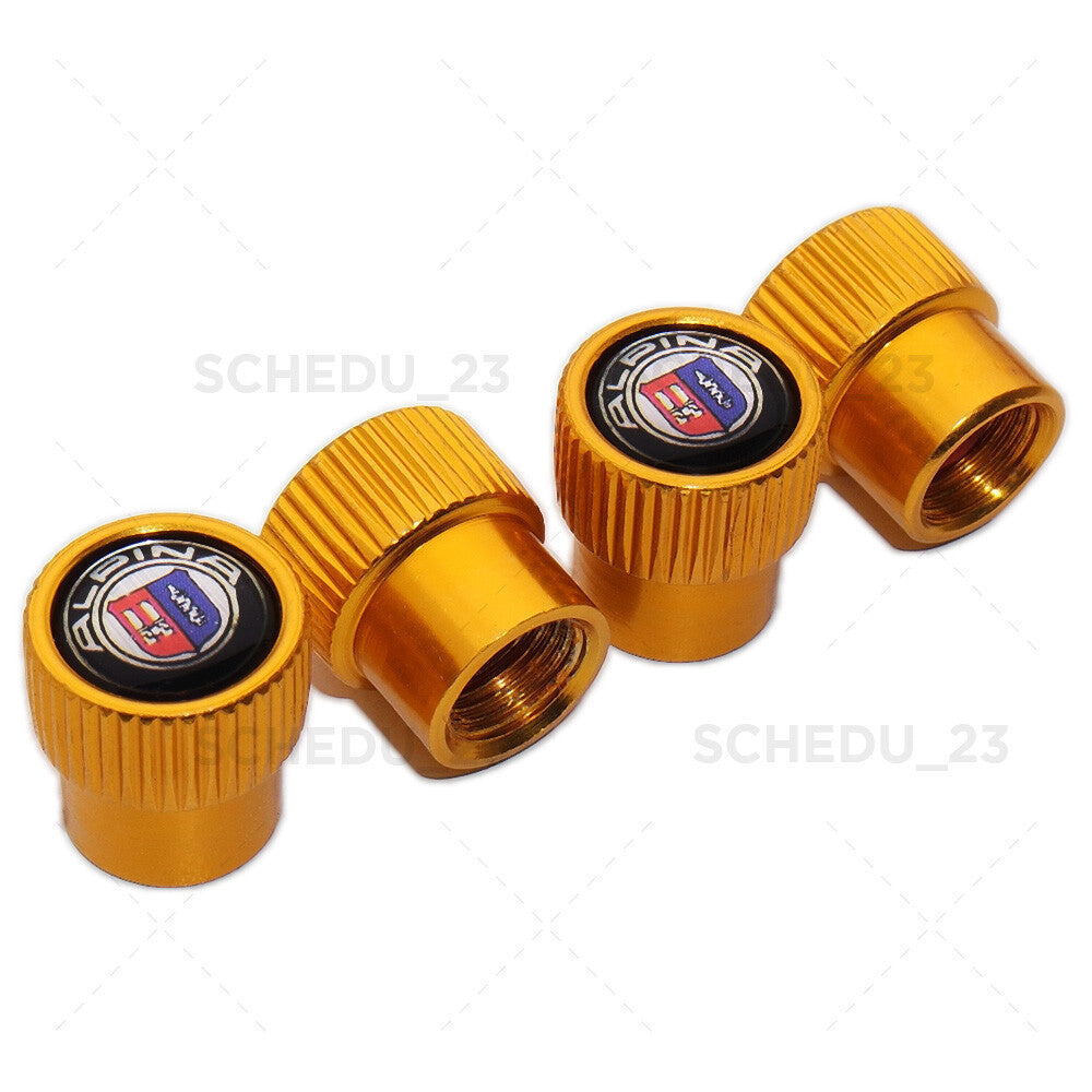 Alpina Roundel Style Car Wheel Tire Air Valve Cap Stem Dust Cover Sport  /M