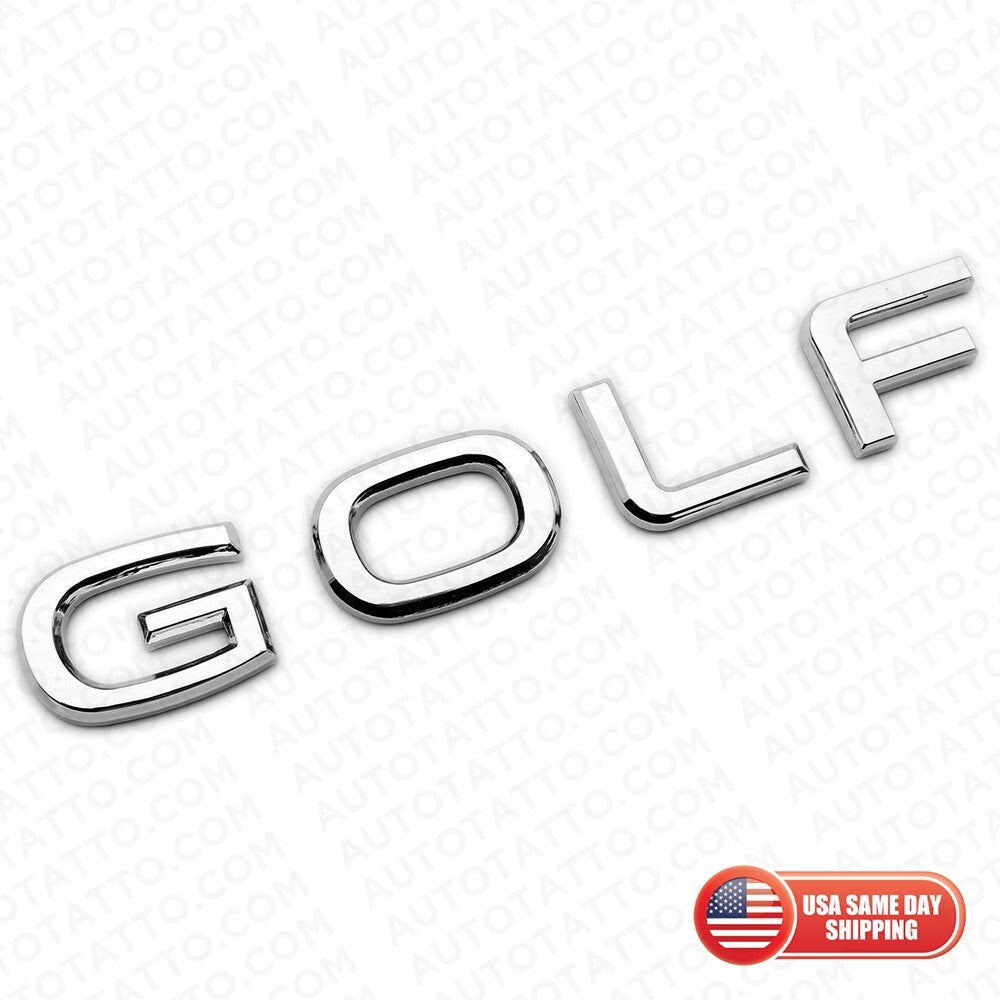 22-23 MK8 Golf Rear Truck Lid Nmaeplate Badge Emblem Chrome