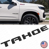 2021+ Chevy Tahoe Gloss Black Front Side Door Vehicle Nameplate Emblem Decorate