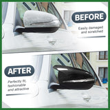 Carbon Fiber Mercedes W205 W213 X253 W222 C E S GLC Horn Mirror Cover Replace