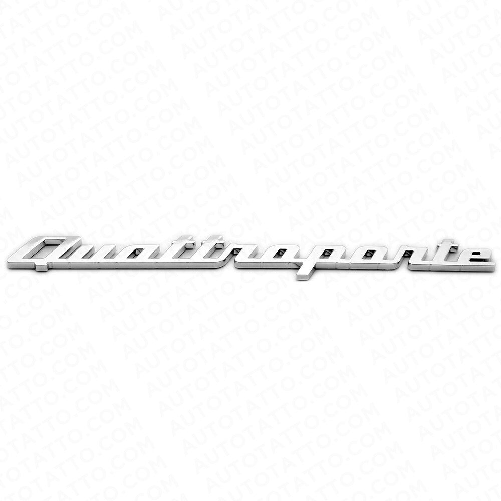 Maserati Quattroporte OEM Chrome Trunk Lid Nameplate Logo Emblem Badges Sport