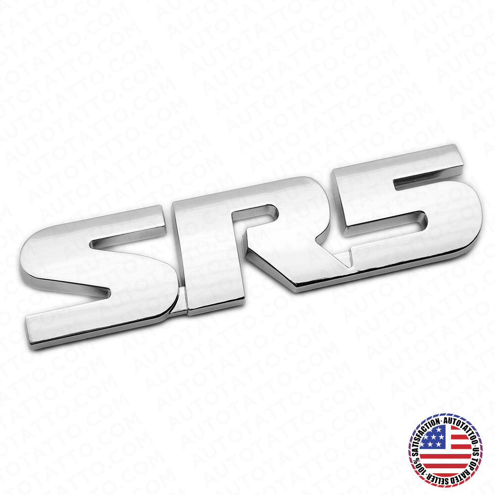 Tacoma 4Runner TRD Pro SR5 SUV Emblem Side Rear Door Tailgate Badge OEM Chrome