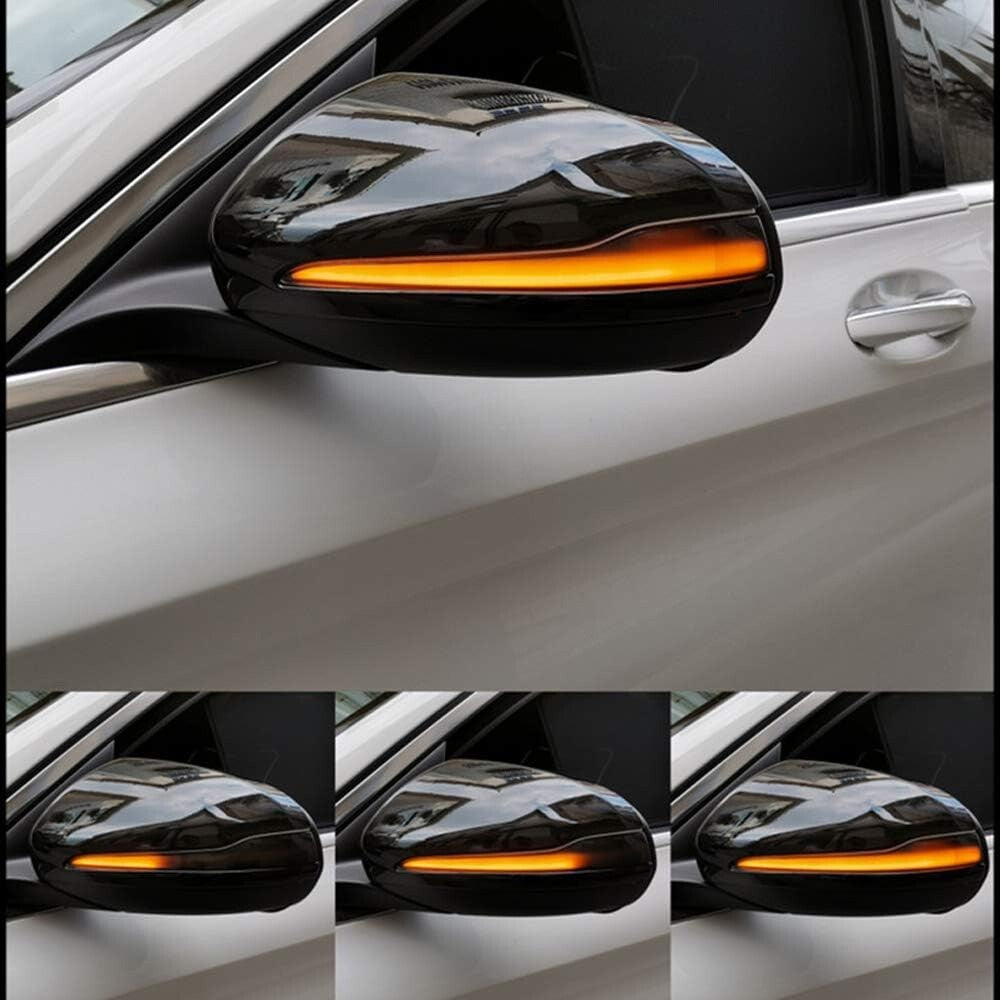 Mercedes C/S/E/GLA/GLC W205 W222 X253 W167 Mirror Sequential Turn Signal Light
