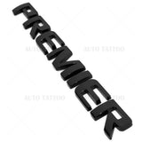 Chevy Equinox Premier Liftgate Nameplate Letter Logo Badge Emblem Gloss Black
