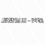 3D Chinese Letter "Mercedes-Benz" 梅赛德斯-奔驰 Auto Car Badge Emblem Decorate Chrome