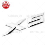 14-26 Chrome BMW X5 Letter Emblem Nameplate Badge Liftgate Rear Trunk ///M Sport