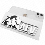 For Chevrolet Colorado AEV Bison Tailgate Nameplate Logo Decal Emblem ZR2 Chrome