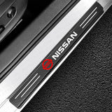 For Nissan Car Door Plate Sill Scuff Cover Anti Scratch Decal Sticker Protector