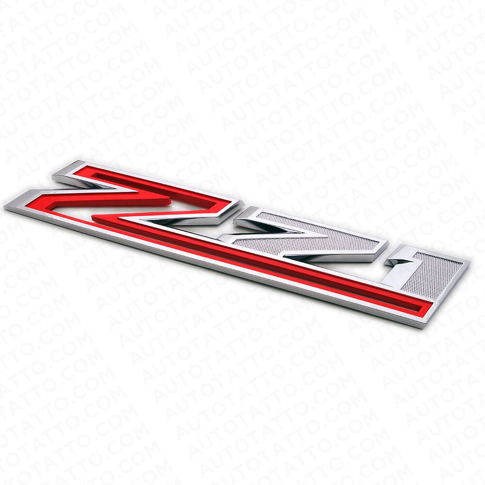 2x For Chevy 19-21 Silverado Z71 Fender Letter Sport Logo Emblem Badge Chrome