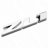 Camaro Hood or Rear Bumper ZL1 Nameplate Logo Sport Emblem Decorate Chrome White