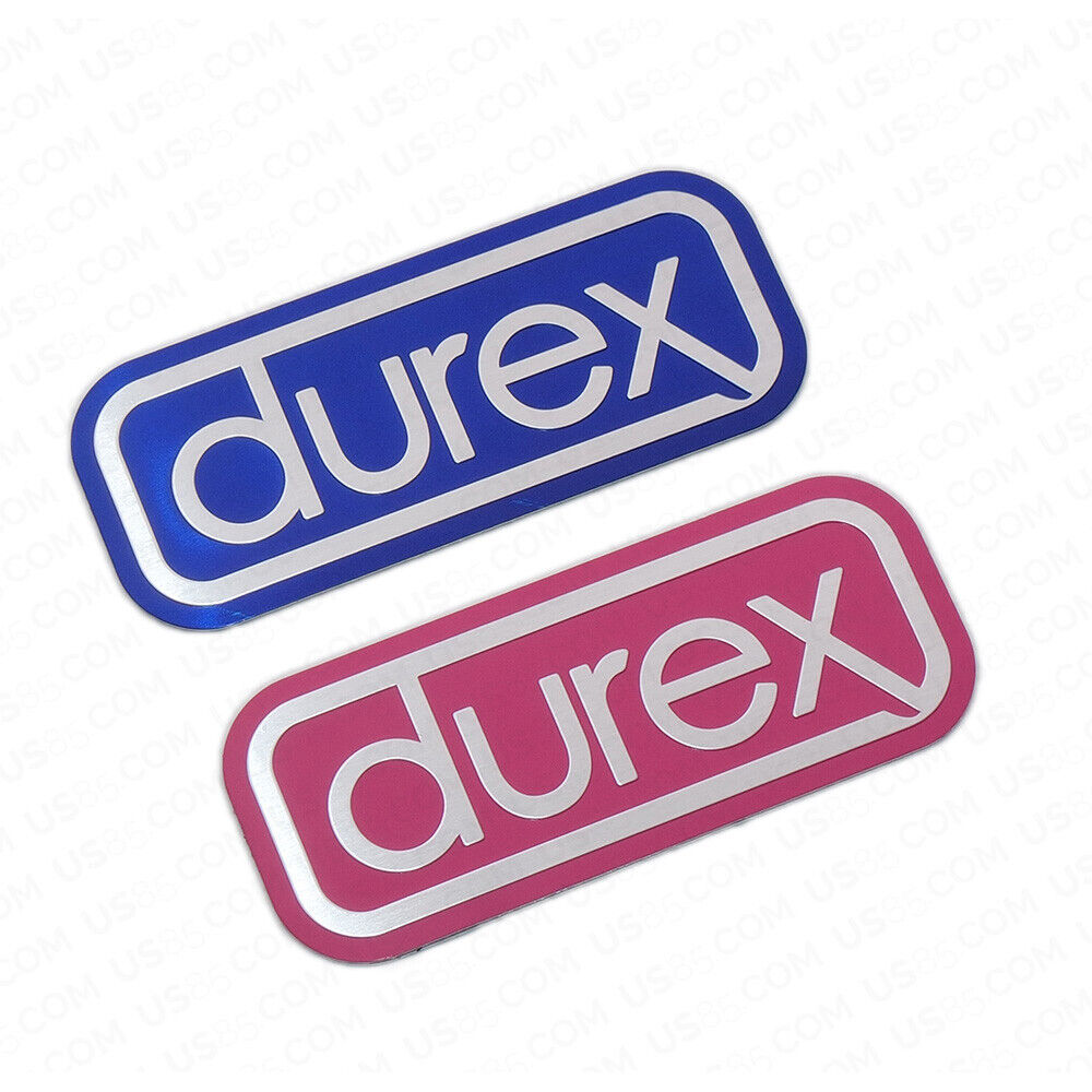 Universal Fashion Aluminum Alloy Durex Car Decal Sticker for Auto Decoration
