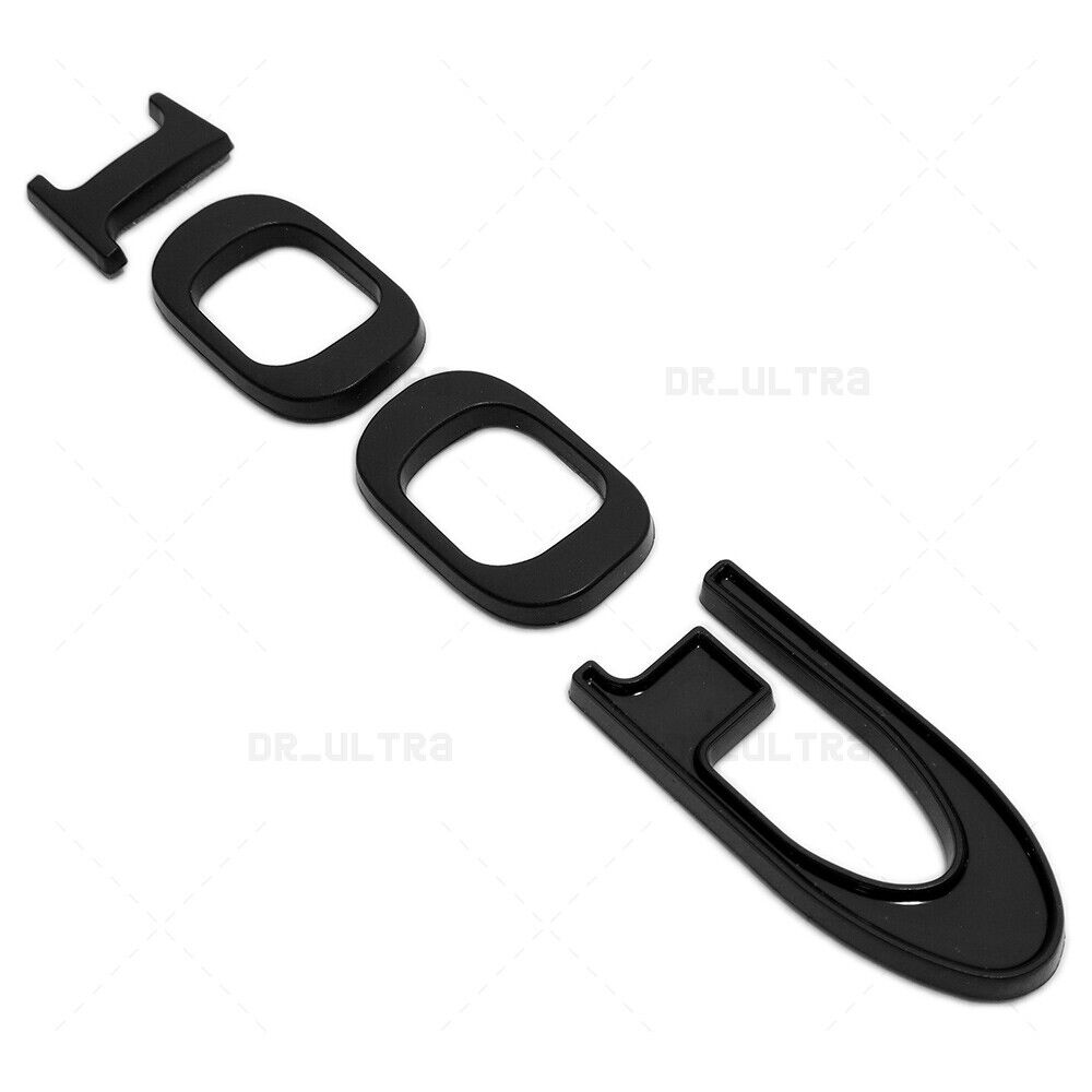 Tesla Rear Liftgate Lid Model 100D Nameplate Logo Badge Emblem Sport Matte Black