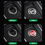 Aluminum Alloy Central Control Knob SV Special Vehicle Operation Decal Sticker