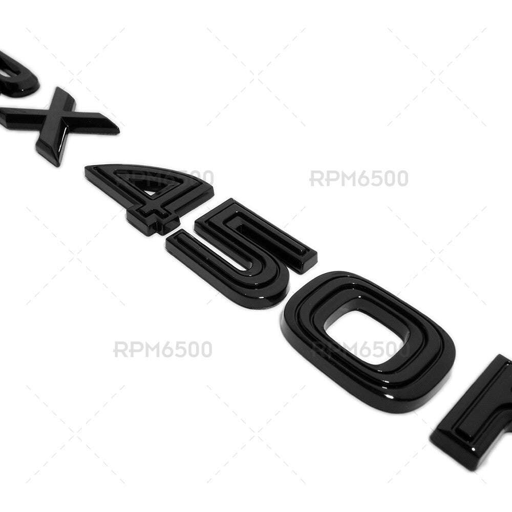 Lexus Liftgate Gloss Black RX 450h Letter Logo Badge Car Emblem Replace F-Sport